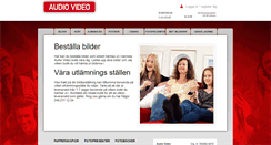 Desktop Screenshot of bild.audiovideo.se