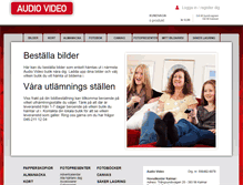 Tablet Screenshot of bild.audiovideo.se